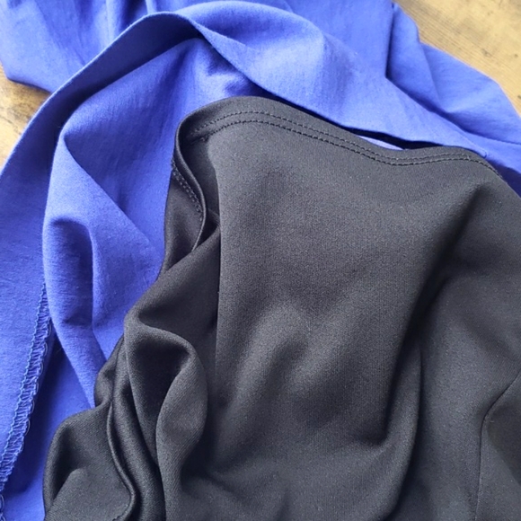 Cobalt Blue Snug Ruched Le Chateau Bodycon Shaping Dress - Picture 9 of 11